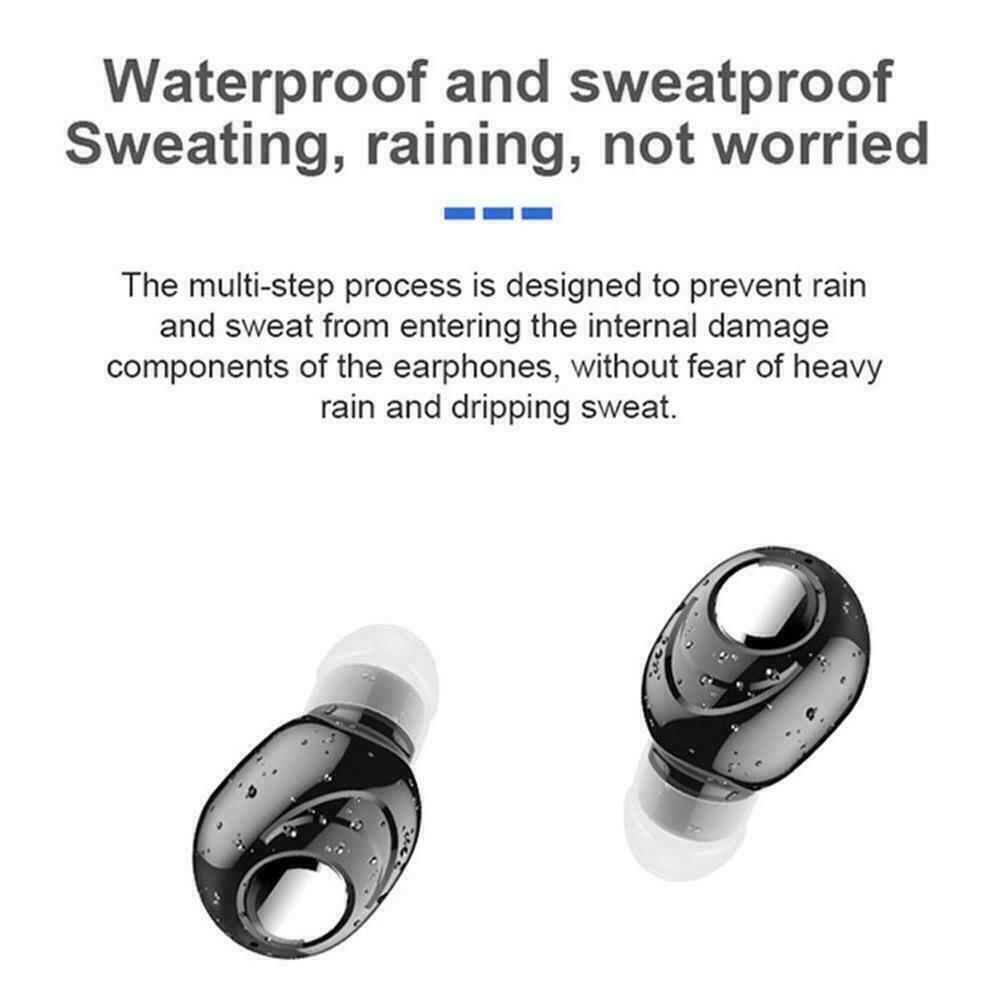 Wireless Bluetooth Earbuds In-Ear Stereo Earphones Sport-Headset Headphones